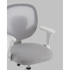 Кресло компьютерное TopChairs Mila серый Stool Group OUE-2541 grey