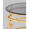Журнальный столик Инфлюэнс D60 стекло Stool Group EET-181-TG