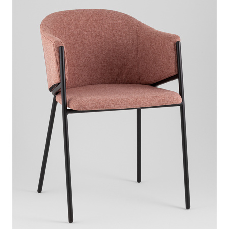 Стул Carmel пыльно-розовый Stool Group DC-3091 2087-5 black legs