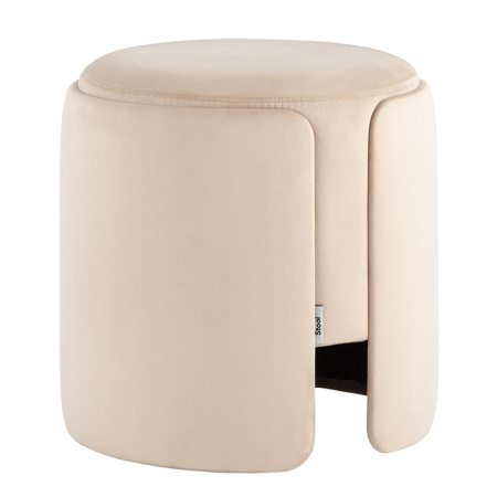 Пуф Taks велюр молочный Stool Group LV-108-H06