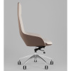 Кресло офисное TopChairs Soulo бежевый/коричневый Stool Group A308 8371-6/1