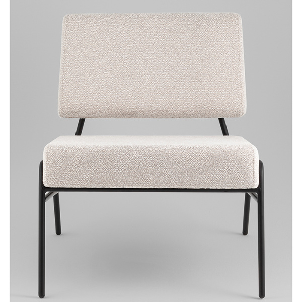 Кресло Теллинг шенилл серо-бежевый Stool Group LV-116-M18-01
