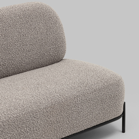 Диван Стоун букле серо-бежевый Stool Group vd-dv-stone-tr-beige