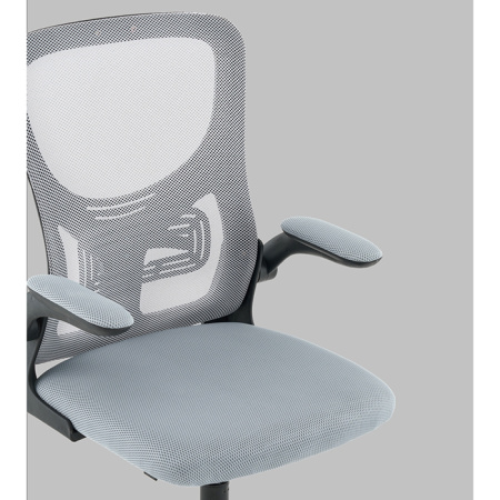 Кресло офисное TopChairs Core серый Stool Group OUE-2504 grey