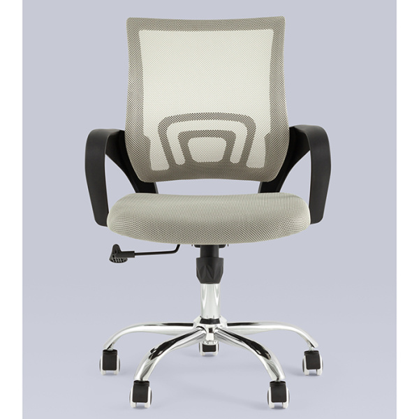 Кресло офисное TopChairs Simple New серый Stool Group WH-805 grey