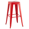 Стул барный Tolix красный Stool Group YD-H765 KD LG-03