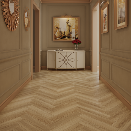 Ламинат Дуб Тинос Herringbone Elegant Norland LF303-38