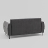 Диван-кровать прямой Барнаби велюр серый Stool Group vd-dv-barnaby-b27