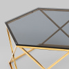 Журнальный столик Круз 93х80 стекло Stool Group ECT-187-TG