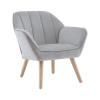 Кресло Руди серебристый Stool Group QH-2802K HLR-14 light grey