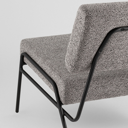Кресло Теллинг шенилл серый Stool Group LV-116-M84-01