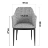 Стул Itan NC коричневый с экокожей Stool Group DC1122 997-7+ PU8161s