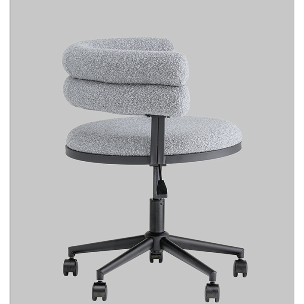Стул офисный Ponty серый чёрные ножки Stool Group Bebe Office Chair OTE-CL 450 bl.l