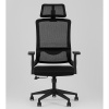 Кресло офисное TopChairs Vantage чёрный Stool Group WH-978A black 