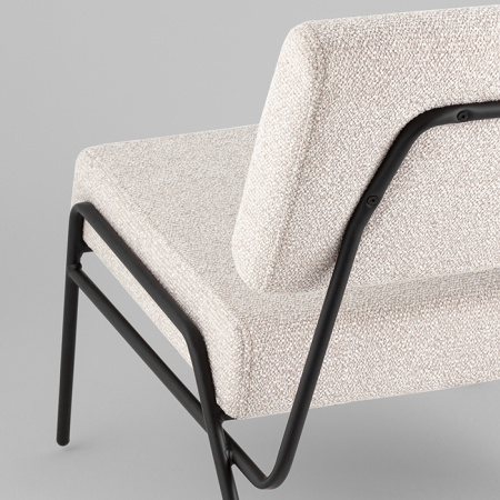Кресло Теллинг шенилл серо-бежевый Stool Group LV-116-M18-01