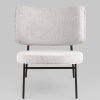 Кресло District Lounge букле светло-серый Stool Group LV-101-S900-01