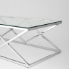 Журнальный стол 120х60 Инсигния стекло Stool Group ECT-026