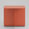 Журнальный столик Laure металл красный Stool Group MT-136S DB-008