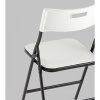 Комплект раскладного стола и стульев белый Stool Group YX-ZFP86 white