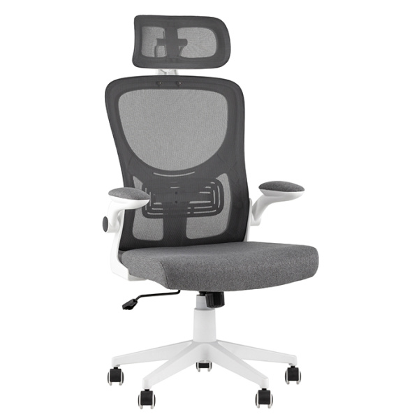 Кресло офисное TopChairs Airone серый Stool Group D-516-1 grey