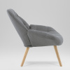 Кресло Олби Квадро серый Stool Group QH-8927K 875-18 grey