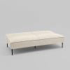 Диван прямой Кассель велюр рельефный молочный Stool Group vd-cassel-cl-bone
