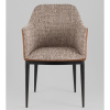 Стул Itan NC коричневый с экокожей Stool Group DC1122 997-7+ PU8161s
