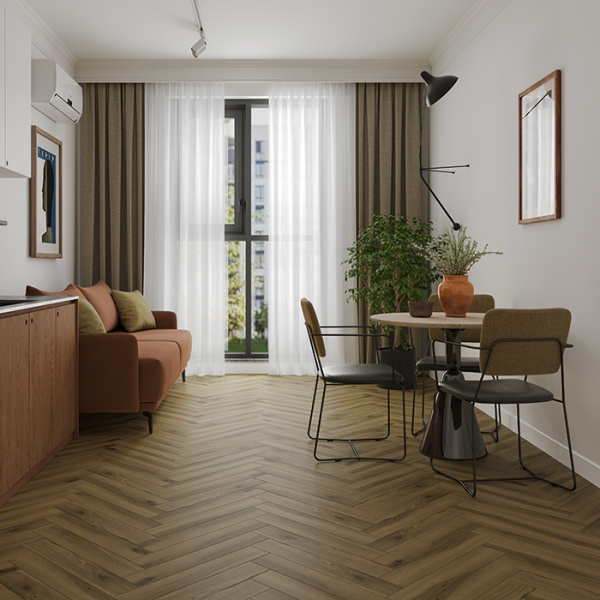 Ламинат Дуб Лира Herringbone Elegant Norland LF303-40