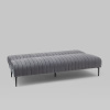 Диван прямой Дрезден велюр серый Stool Group vd-drezden-b27