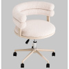 Стул офисный Ponty светло-серый серые ножки Stool Group Bebe Office Chair OTE-CL 113 beig.l