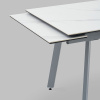 Стол Тайл 140-200х85 см керамика Snow white подстолье серый Stool Group AV 2126-1400/800-170105-7004