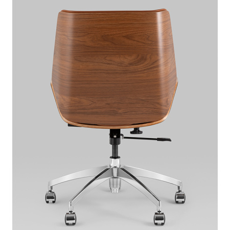 Кресло офисное TopChairs Crown коричневый Stool Group A312-A 8383-14 walnut back