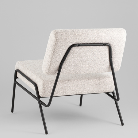 Кресло Теллинг шенилл серо-бежевый Stool Group LV-116-M18-01