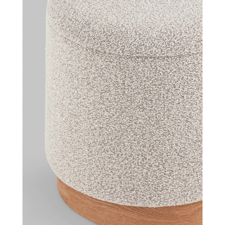 Пуф с ящиком Холли S букле бежевый Stool Group 21B810BCB-M BCB-2