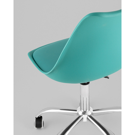 Стул Blok SN пластиковый бирюзовый Stool Group BML-053-D3 Turquoise