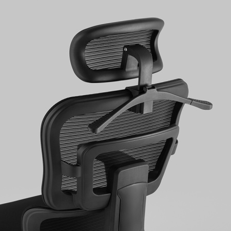 Кресло офисное TopChairs Techno чёрный Stool Group WH-A222 black