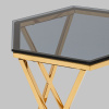Журнальный столик Круз 48х42 стекло Stool Group EET-187-TG