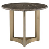 Журнальный столик Кассия D60 темная керамика Stool Group EET-292-BRCGS-brown 5105-9