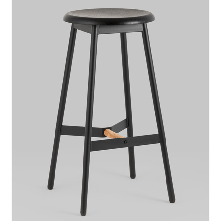 Стул барный Knobb чёрный Stool Group 9117H75 black