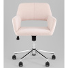 Стул офисный Ross рогожка светло-розовый Stool Group Ross CHROME 50-19
