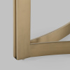 Журнальный столик Кассия D90 темная керамика Stool Group ECT-292-BRCGS-brown 5105-9