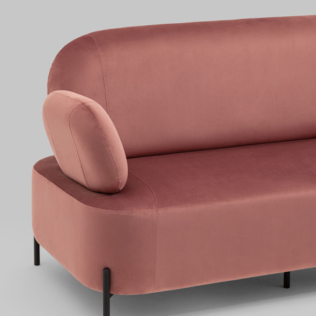 Диван Кэнди велюр пыльно-розовый Stool Group vd-dv-candy-b15