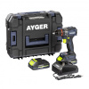Шуруповерт аккумуляторный Ayger AP20BL2-70
