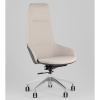 Кресло офисное TopChairs Soulo бежевый/серый Stool Group A308 8371-12/1