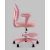 Кресло компьютерное TopChairs Mila розовый Stool Group OUE-2541 pink