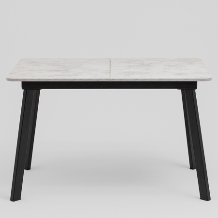 Стол Batu New 120-160 D80 Ароза светлая подстолье черное Stool Group AV 1209/1-1200/800-U701-9005