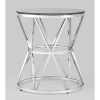 Журнальный столик D50 Вива стекло чёрный Stool Group EET-080