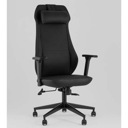 Кресло офисное TopChairs Trophey чёрный Stool Group DD-001 black