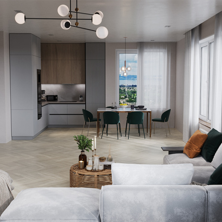 Плитка LVT Radiante Art Parquet LVT Tulesna 1005-401