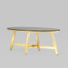 Журнальный стол 100х50 Альба стекло чёрный Stool Group ECT-095-O-TG